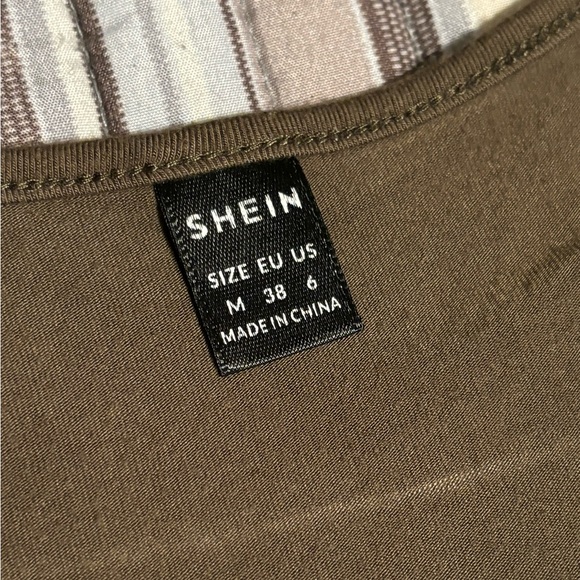 Long sleeve skin tight crop top with strings - Picture 3 of 5